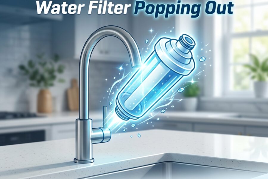 Water Filter Popping Out