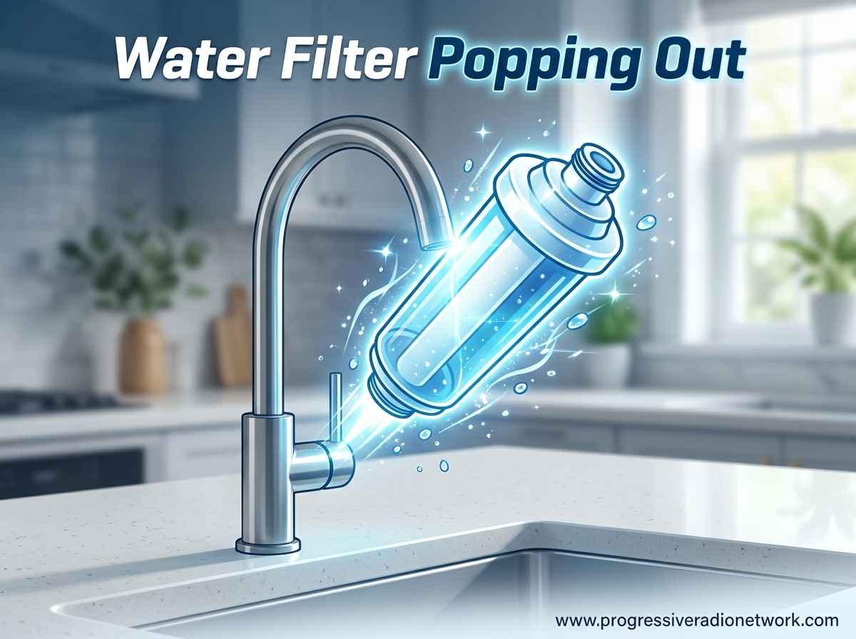 Water Filter Popping Out