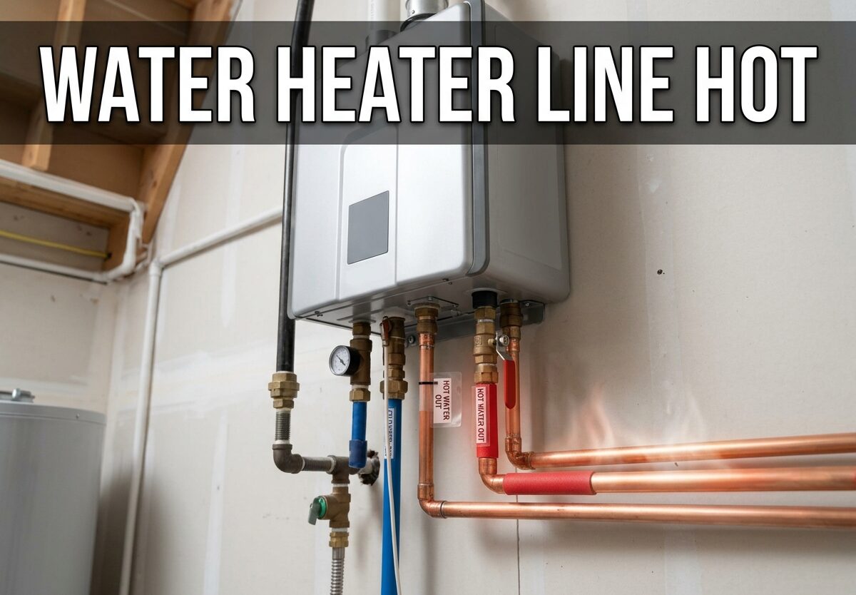 Water Heater Line Hot