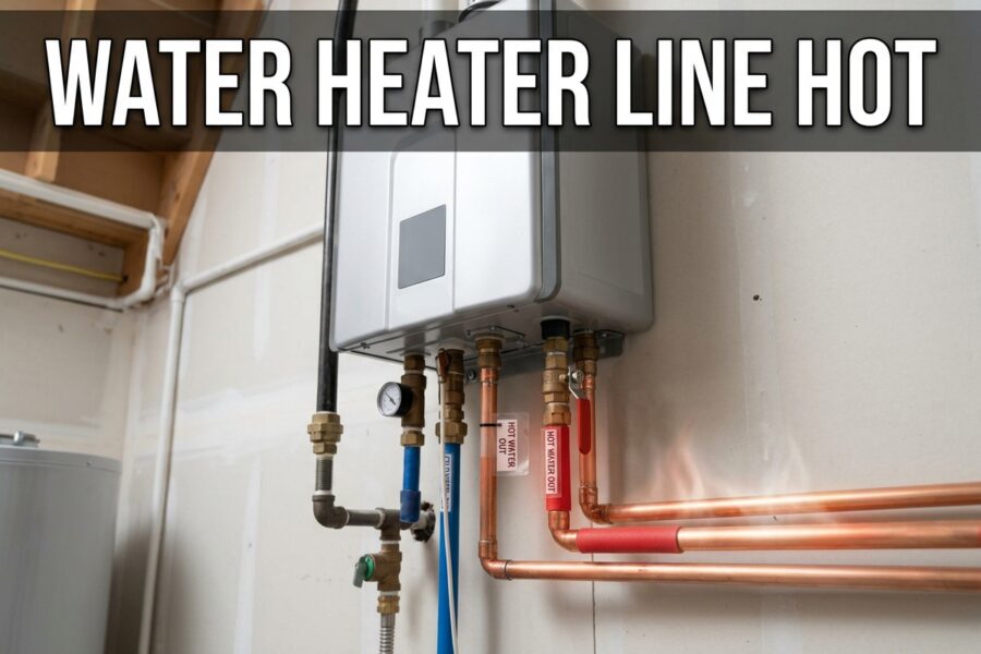 Water Heater Line Hot