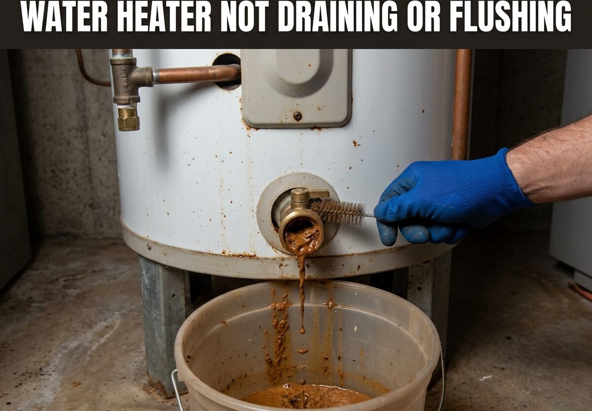Water Heater Not Draining or Flushing