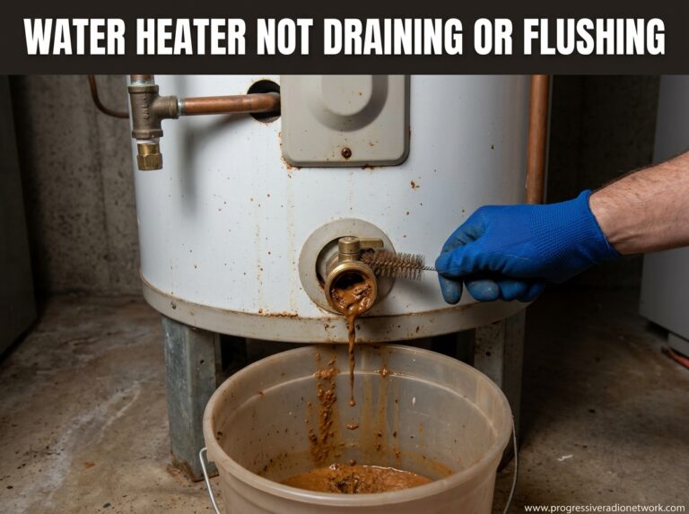 Water Heater Not Draining or Flushing