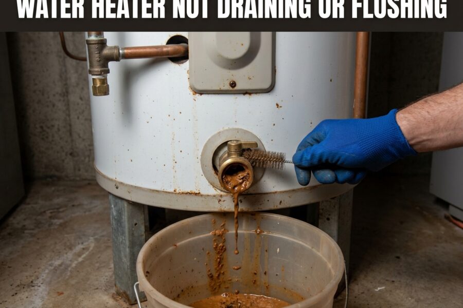 Water Heater Not Draining or Flushing