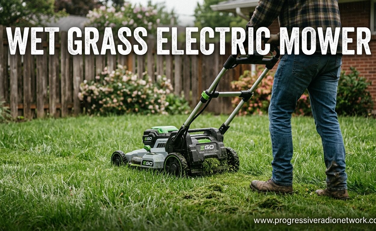 Wet Grass Electric Mower