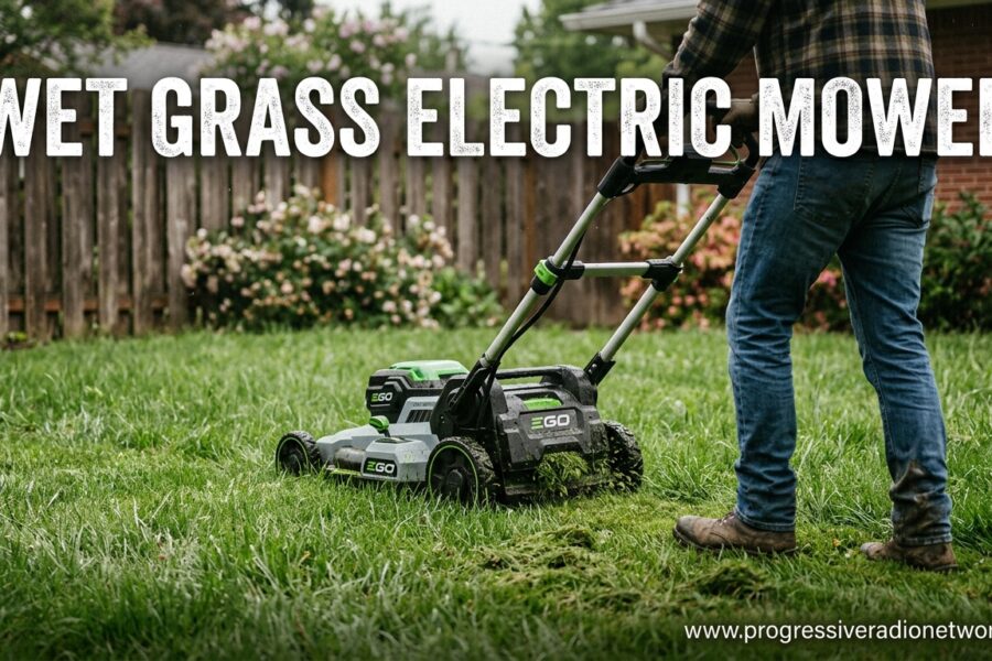 Wet Grass Electric Mower