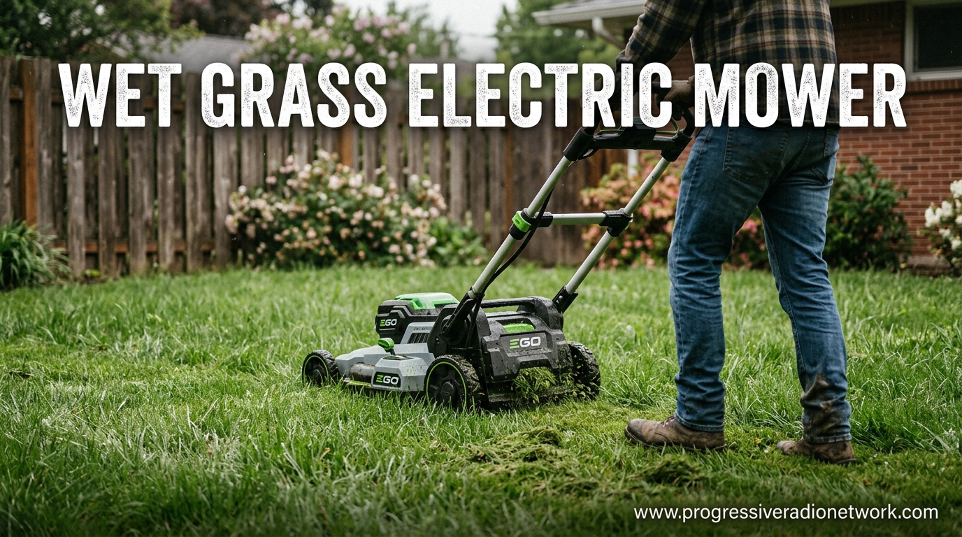 Wet Grass Electric Mower