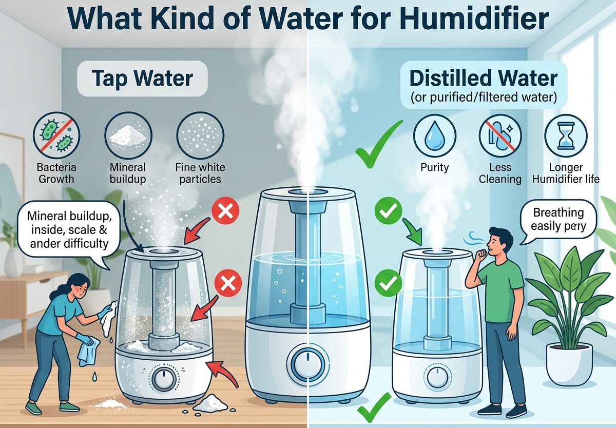 What Kind of Water for Humidifier