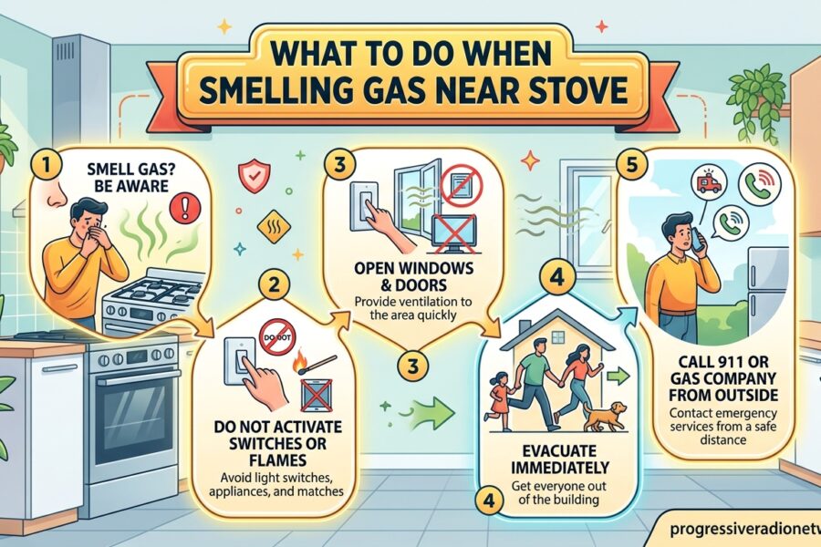 What to Do When Smelling Gas Near Stove