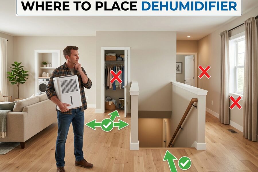 Where to Place Dehumidifier