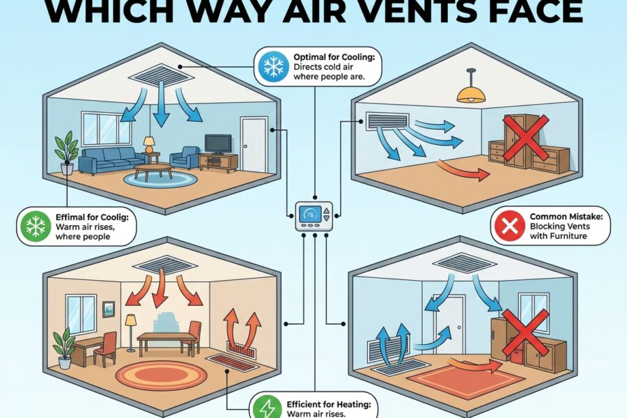 Which Way Air Vents Face