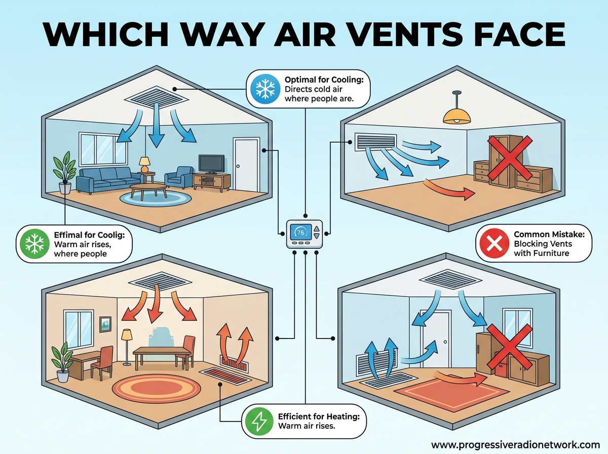 Which Way Air Vents Face