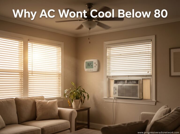 Why AC Wont Cool Below 80