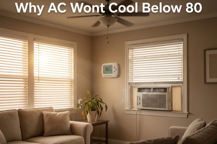 Why AC Wont Cool Below 80