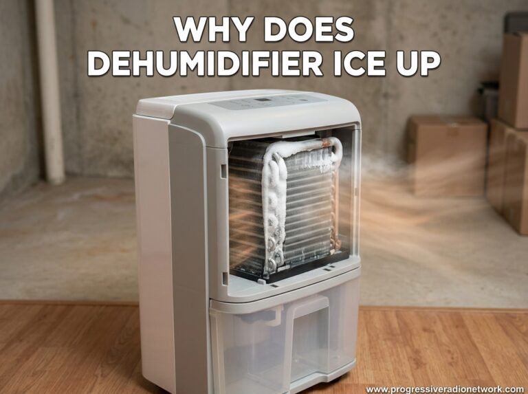 Why Does Dehumidifier Ice Up