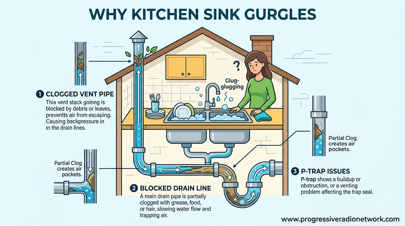 Why Kitchen Sink Gurgles