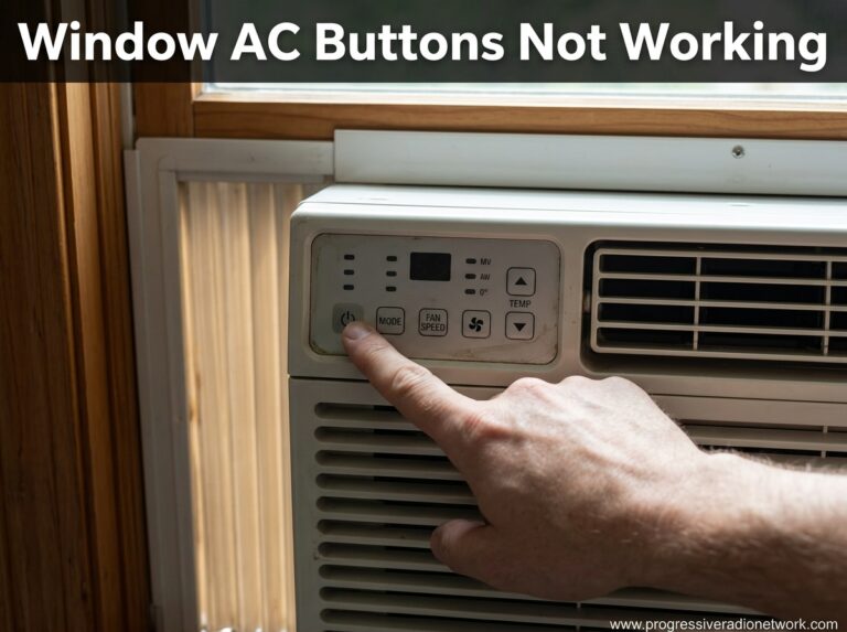 Window AC Buttons Not Working