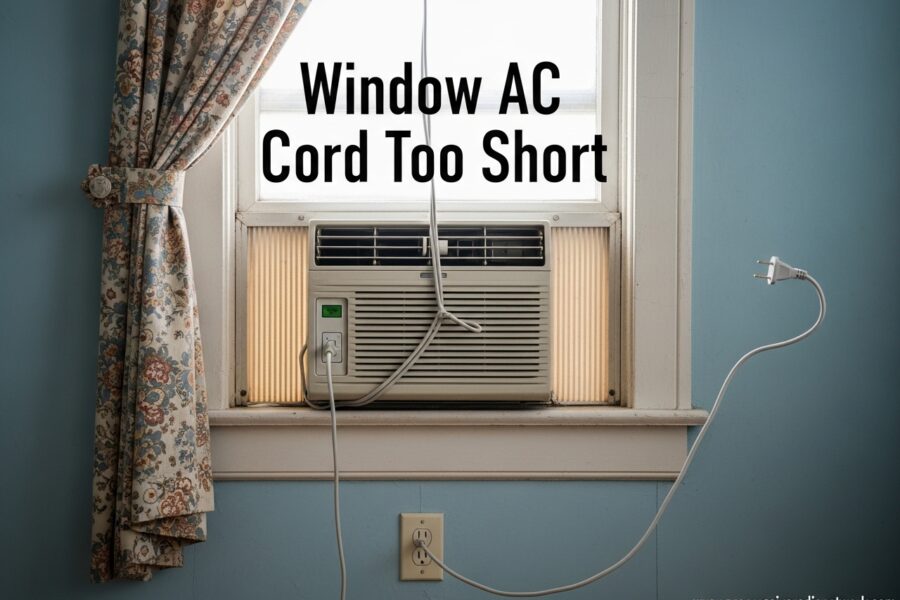 Window AC Cord Too Short