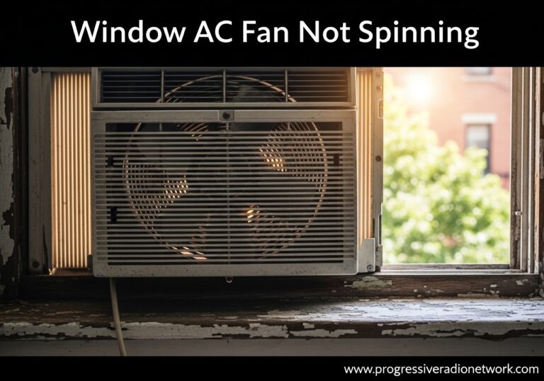 Window AC Fan Not Spinning