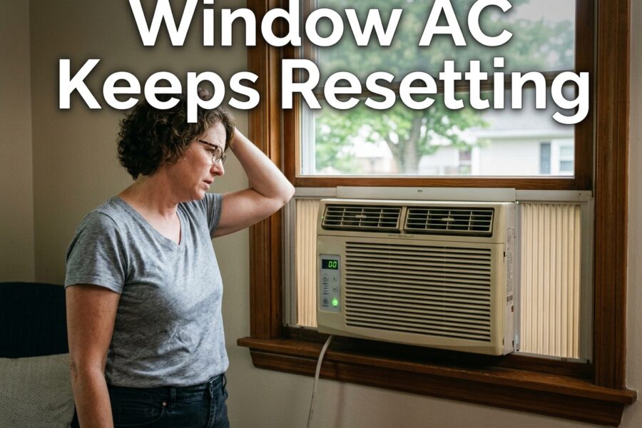 Window AC Keeps Resetting