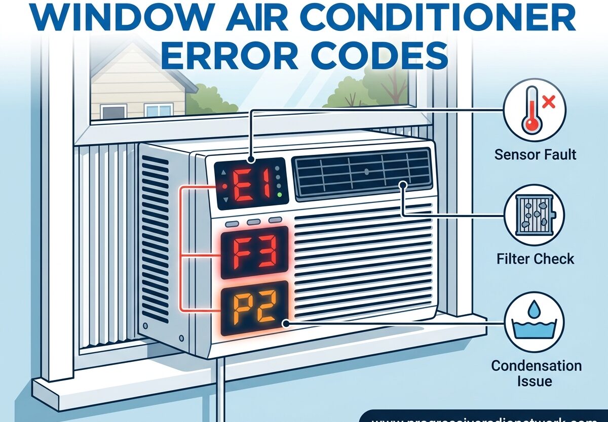 Window Air Conditioner Error Codes