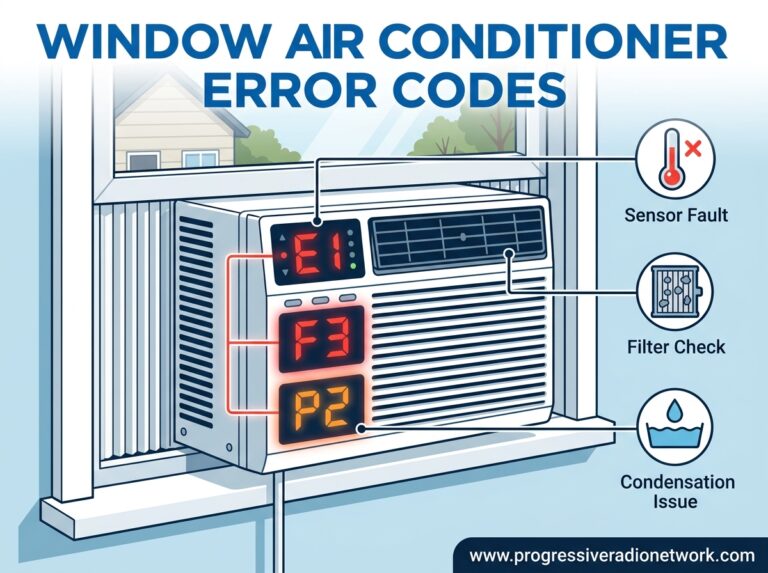 Window Air Conditioner Error Codes