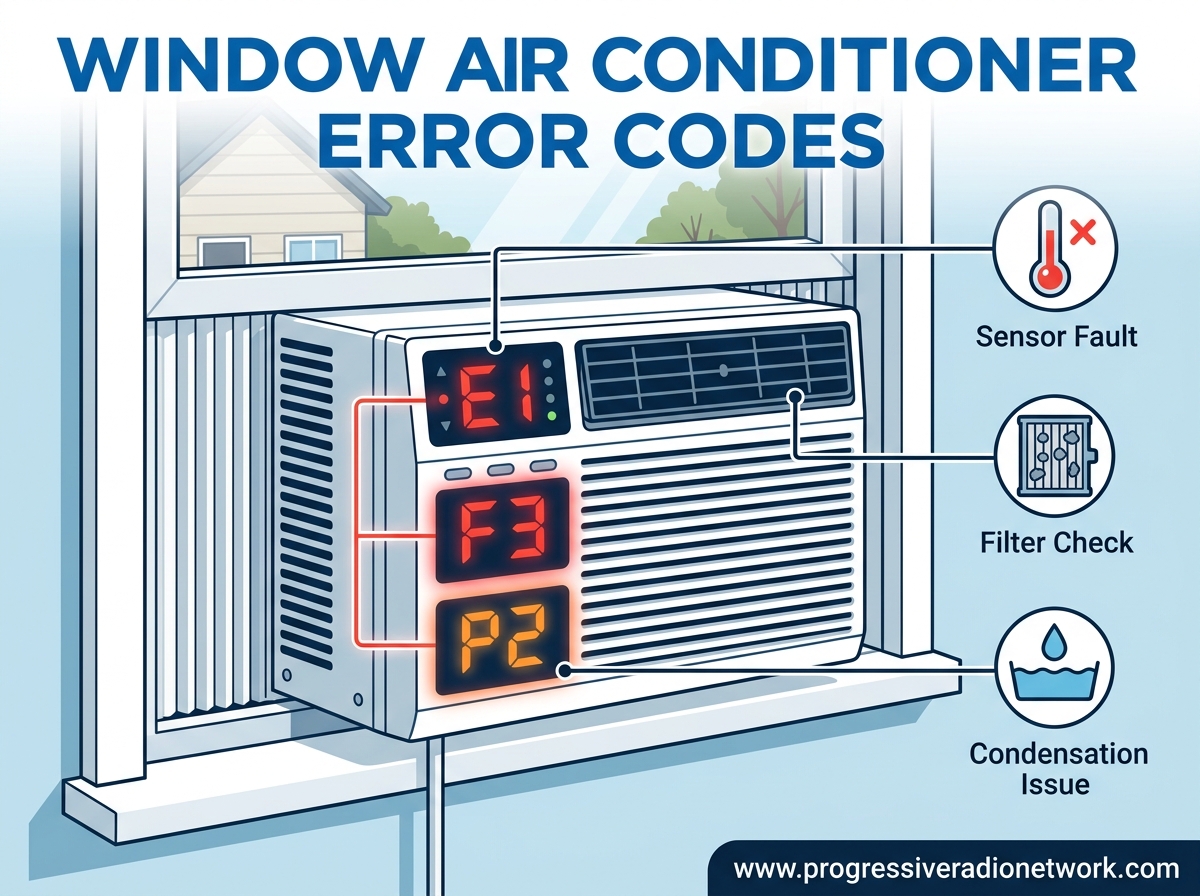 Window Air Conditioner Error Codes