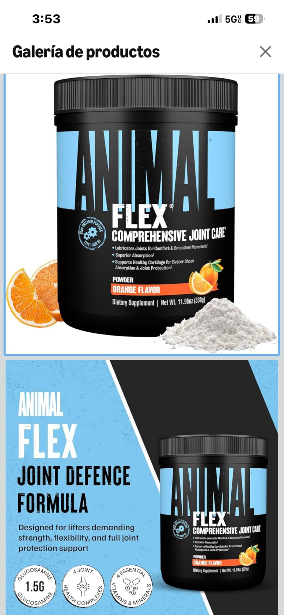 Animal Flex - Glucosamine Chondroitin Joint Supplement for Women and Men Discomfort with Turmeric, MSM, Boswellia for Cartilage, Joint Health, Muscles, Back, Knees, Shoulder, and Hip, 44 Packs customer photo 2