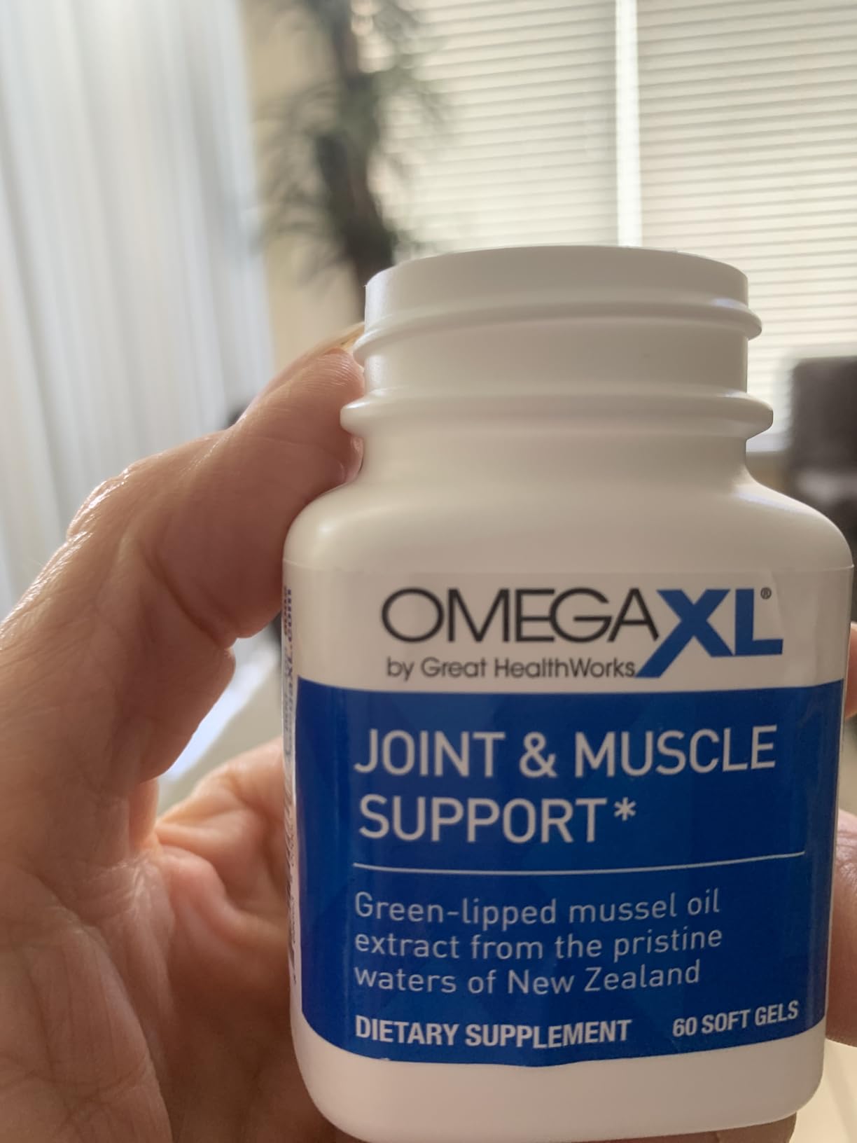 OmegaXL Joint Support Supplement, for Relief - Natural Muscle Support, Green Lipped Mussel Oil, Soft Gel Pills, Drug-Free, 60 Count customer photo 2