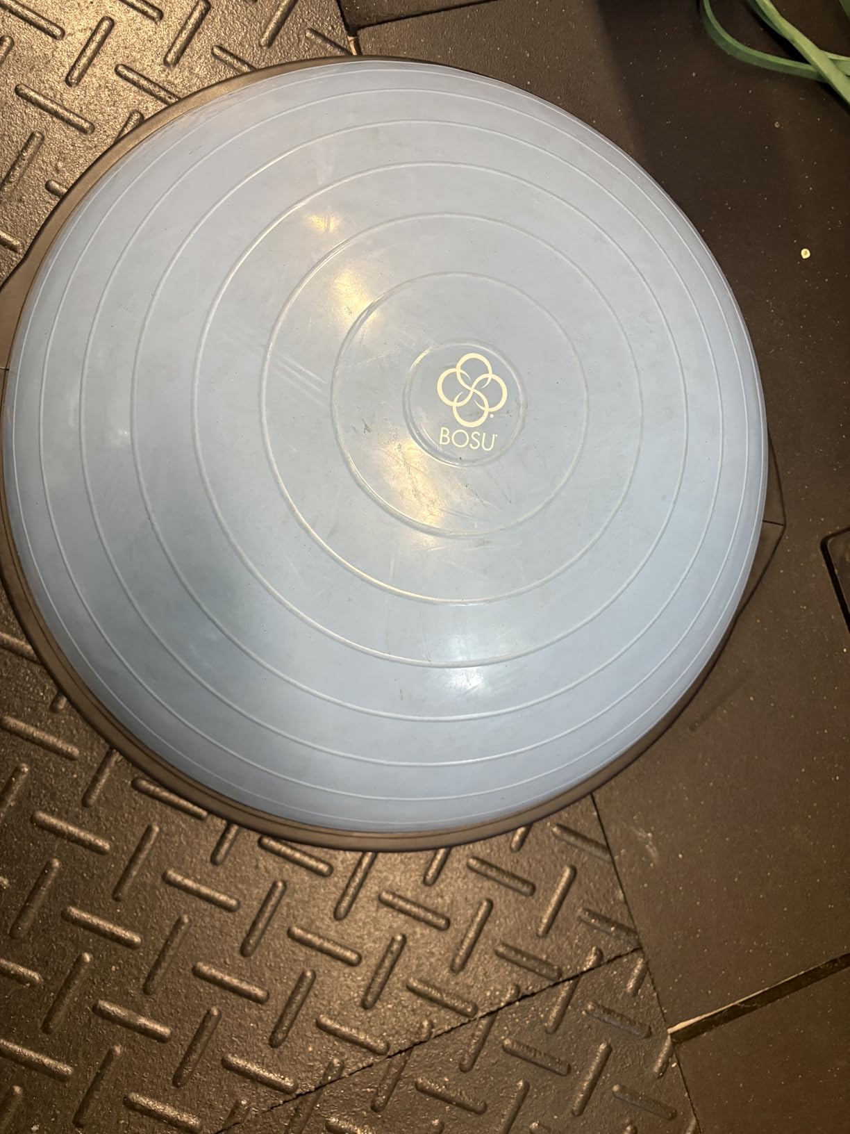 Bosu Balance Ball Exercise Trainer, Home Gym Equipment with Guided Workouts and Pump customer photo 2