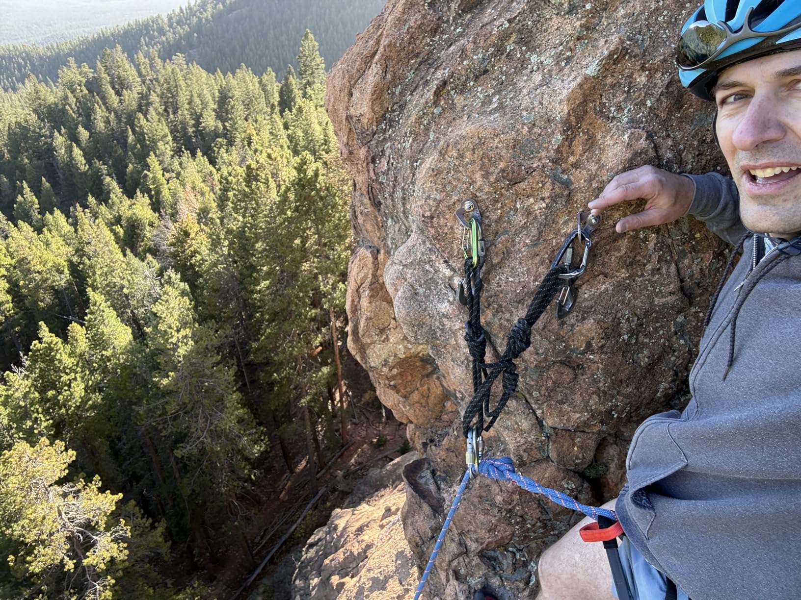 EDELWEISS ROCKLIGHT II 9.8MM X 60M Dynamic Climbing Rope, Blue customer photo 1