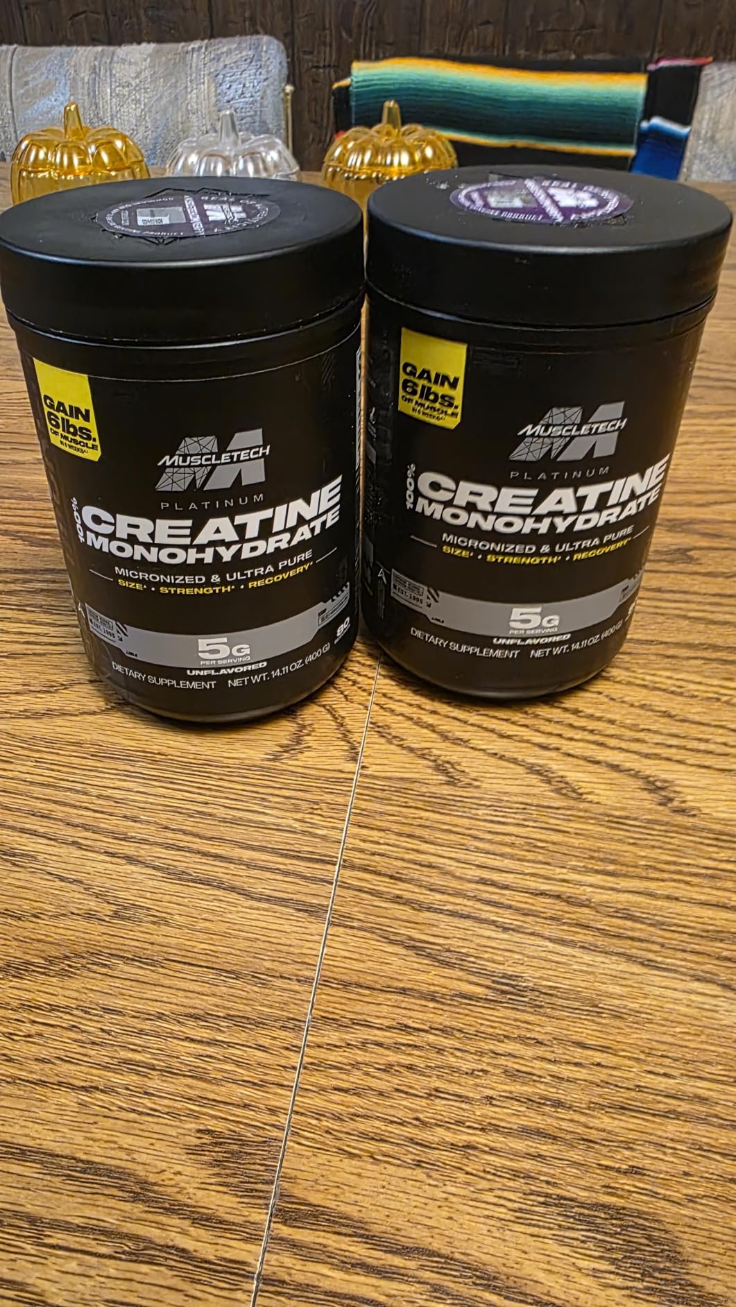 MuscleTech Creatine Monohydrate Powder, Platinum Pure - Unflavored Micronized Creatine for Men & Women - Workout Supplements for Performance, Muscle Recovery & Builder - 80 Servings customer photo 1