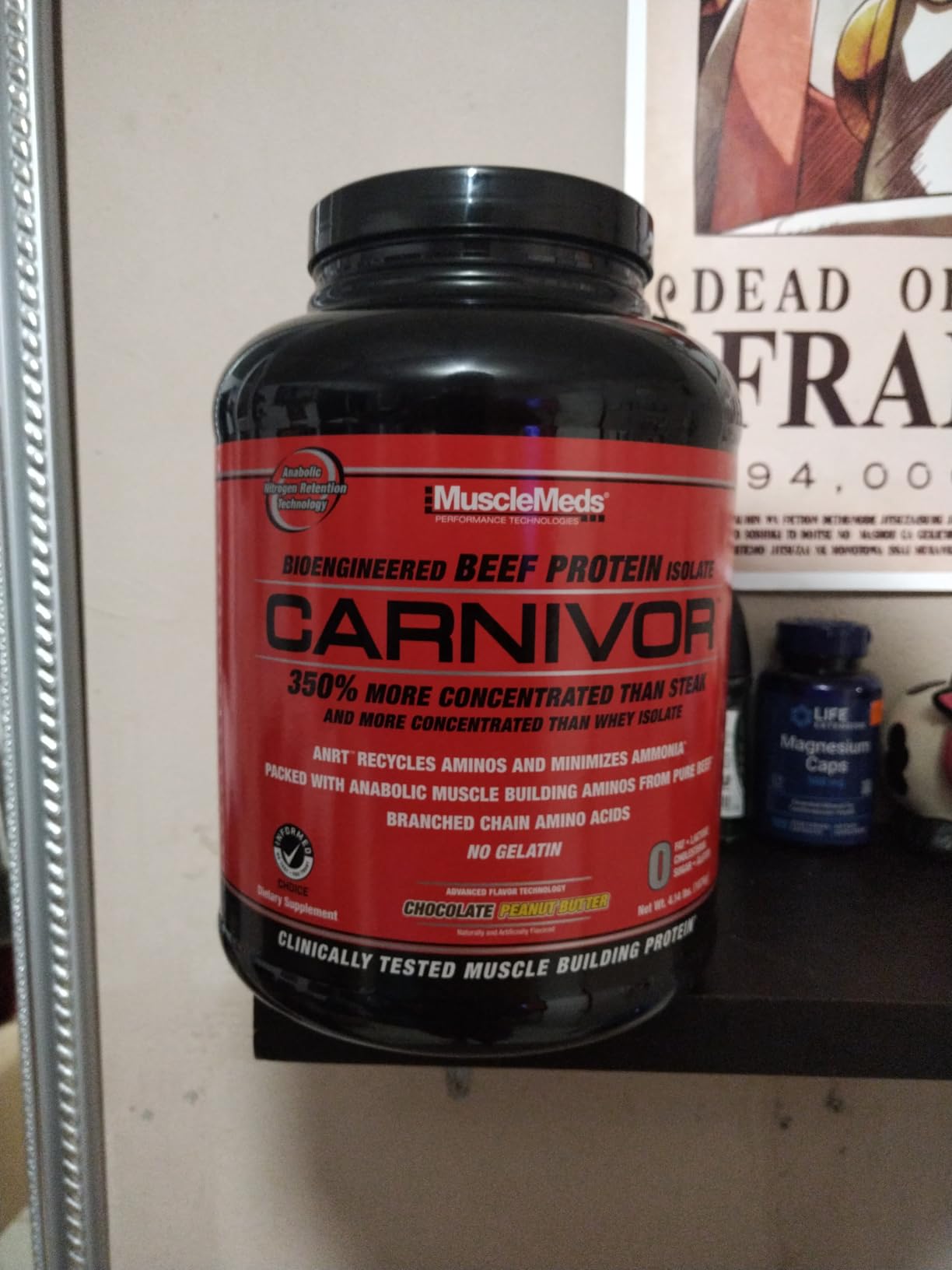 MuscleMeds CARNIVOR Beef Protein Isolate Powder, Chocolate Peanut Butter, 23g Protein, Lactose Free, Sugar Free, Fat Free customer photo 2