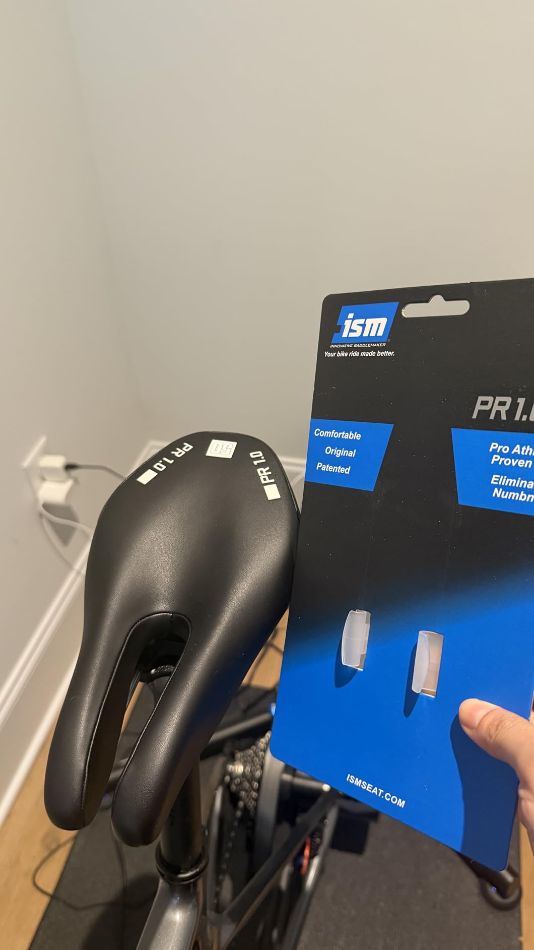 ISM PR Series Noseless Bicycle Seat - Anatomic Relief Bicycle Saddle for Reduced Numbness and Discomfort customer photo 1