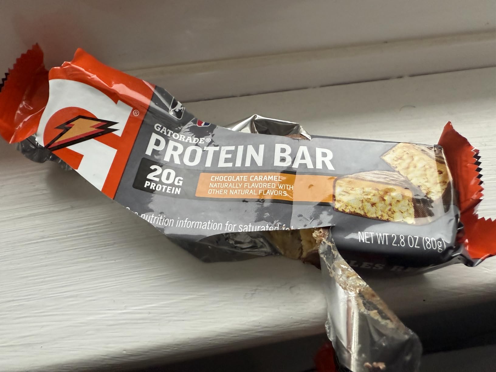 Gatorade Whey Protein Bars, Chocolate Caramel, 2.8 oz bars (Pack of 12, 20g of protein per bar) customer photo 2