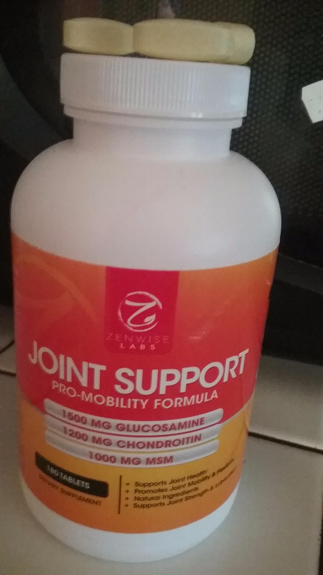 Zenwise Health Joint Support Supplement with Glucosamine Chondroitin MSM, Curcumin & Sulfate - Joint Health for Women & Men - Mobility & Flexibility Support for Knee, Cartilage & Bone - 180 Count customer photo 1