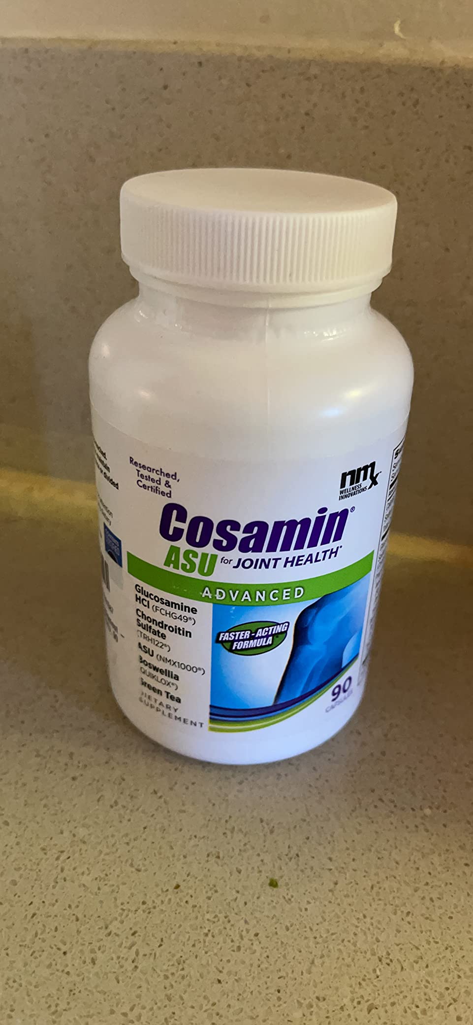 Nutramax Laboratories Cosamin ASU Joint Health Supplement with Glucosamine, Chondroitin & ASU for Adult Men & Women, 230 Capsules customer photo 1