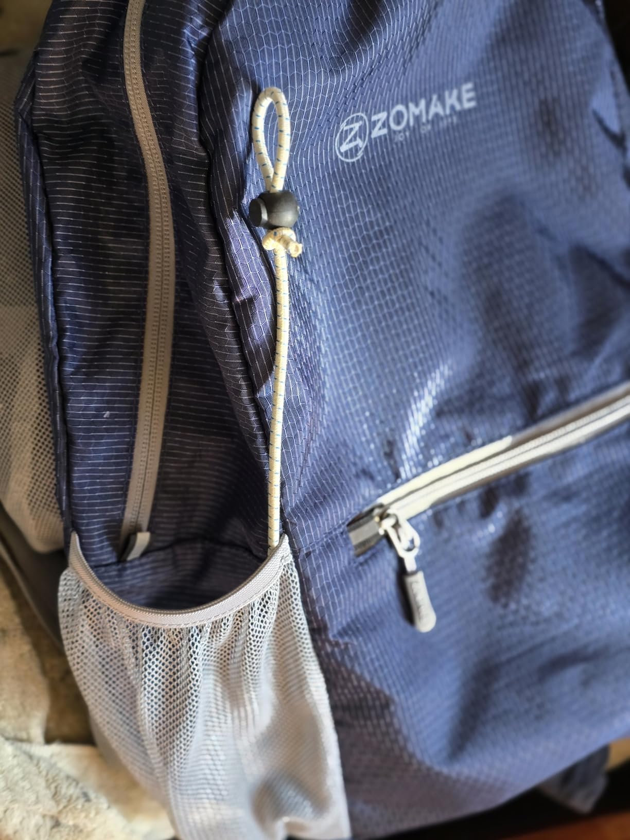 ZOMAKE Ultra Lightweight Hiking Backpack 20L, Packable Small Backpacks Water Resistant Daypack for Women Men, Navy Blue customer photo 2