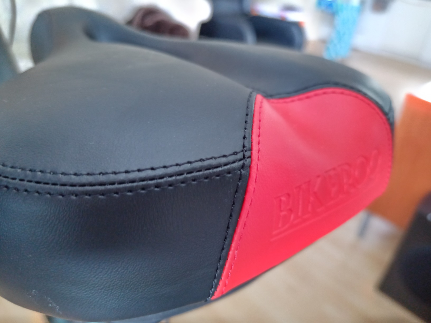 Bikeroo Comfort Saddle for Women & Men - Universal Fit Indoor & Outdoor Bicycles - Center Cutaway for Pressure Relief - Memory Foam customer photo 1