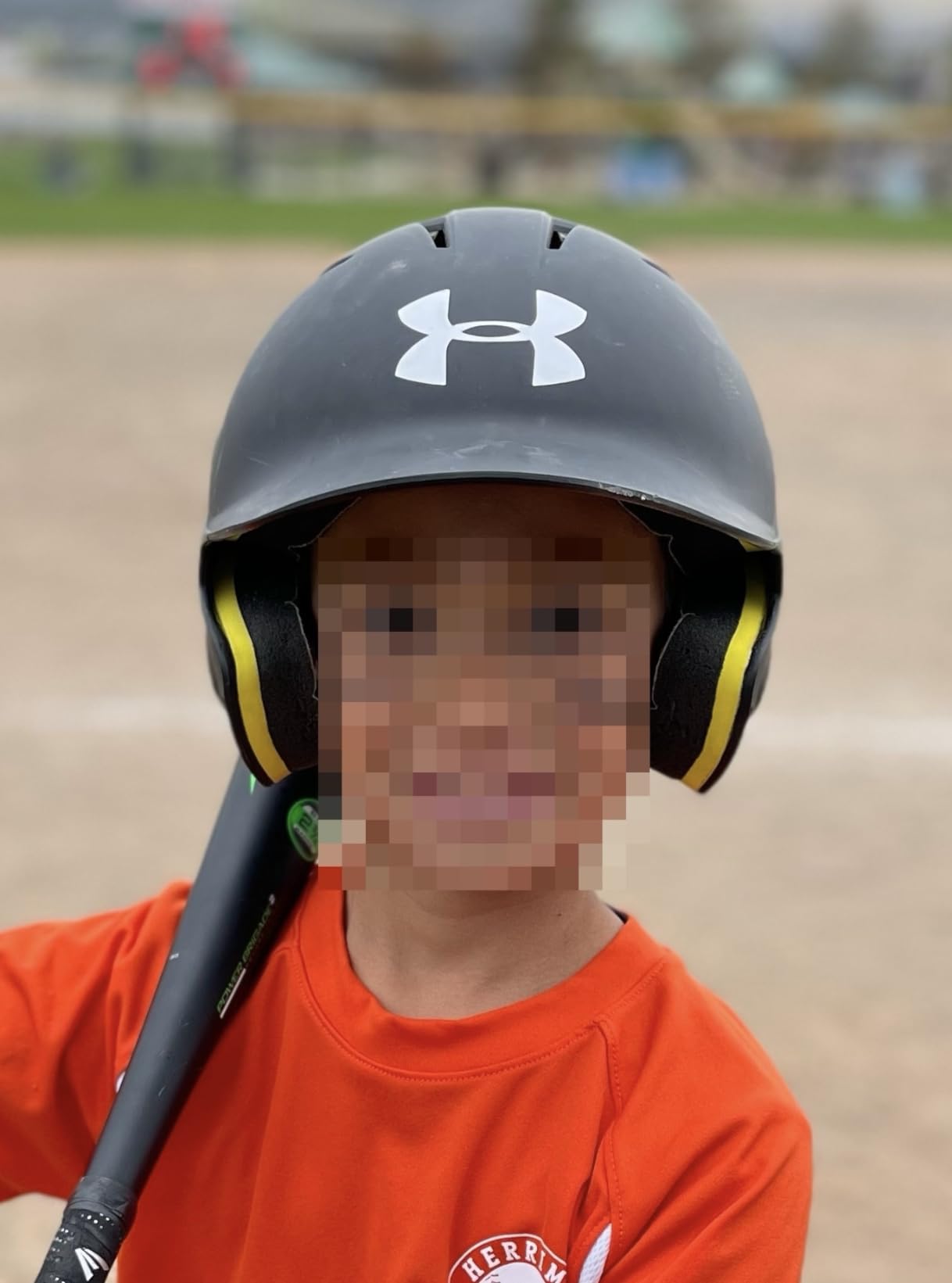 Under Armour Converge Batting Helmet - Matte Painted customer photo 1