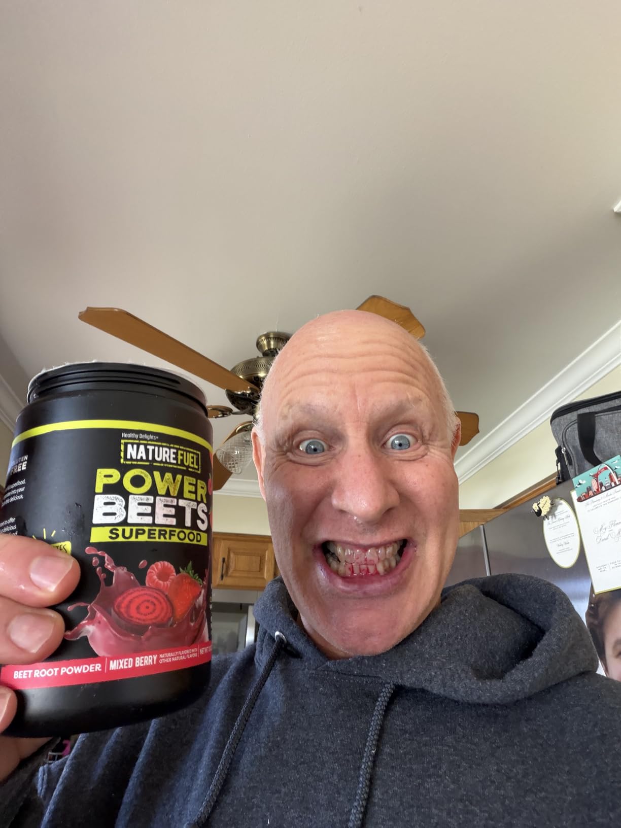 SlimFast Nature Fuel Power Beets Powder, Delicious Mixed Berry, Concentrated Superfood Supplement, Non-GMO, 60 Servings (Packaging May Vary) customer photo 1