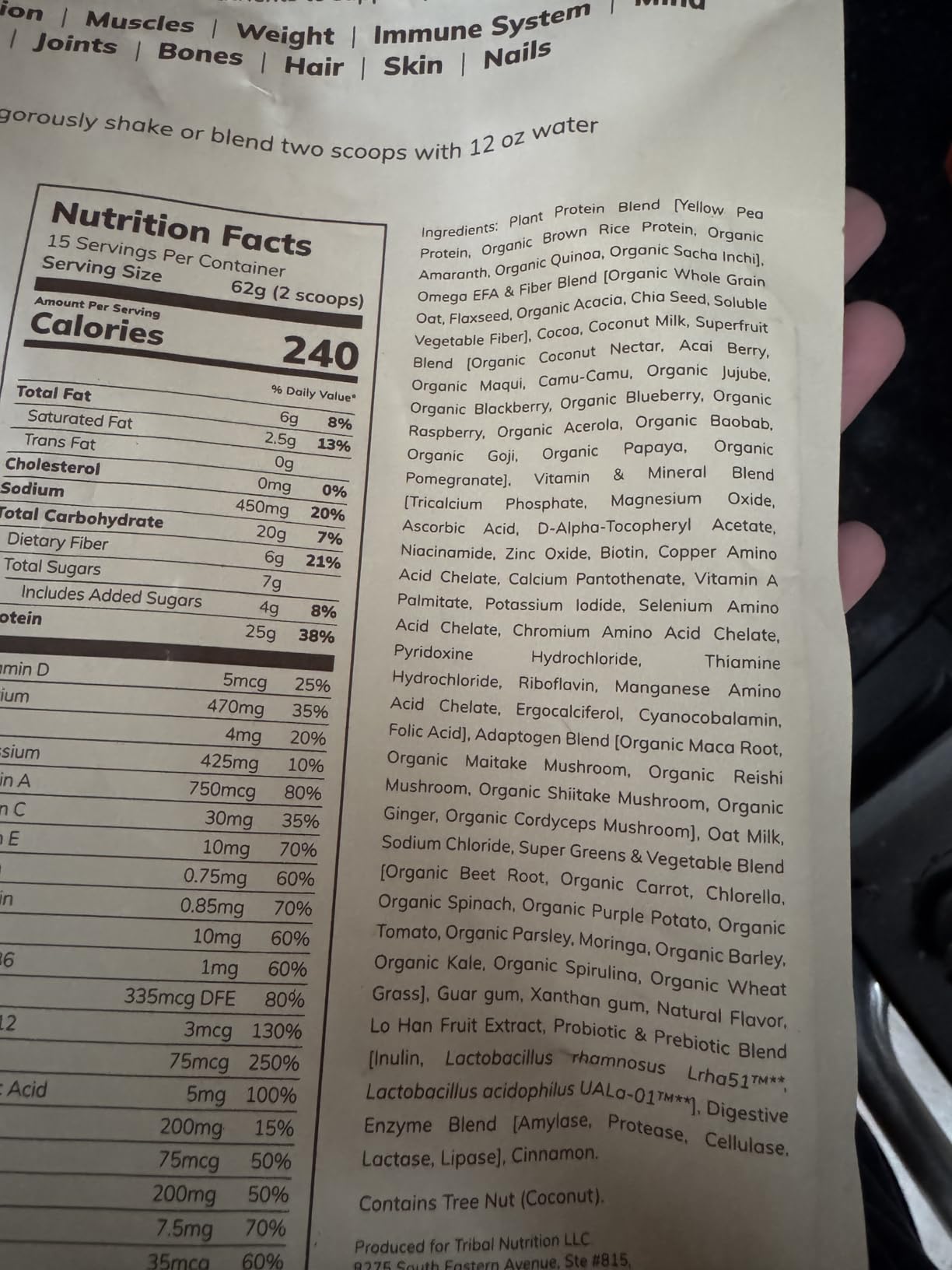 Ka'Chava Whole Body Meal Shake Chocolate 2 lb - Vegan Protein Powder with 85+ Superfoods & Greens - Plant-Based Meal Replacement, Gluten & Dairy Free, 15 Servings customer photo 1