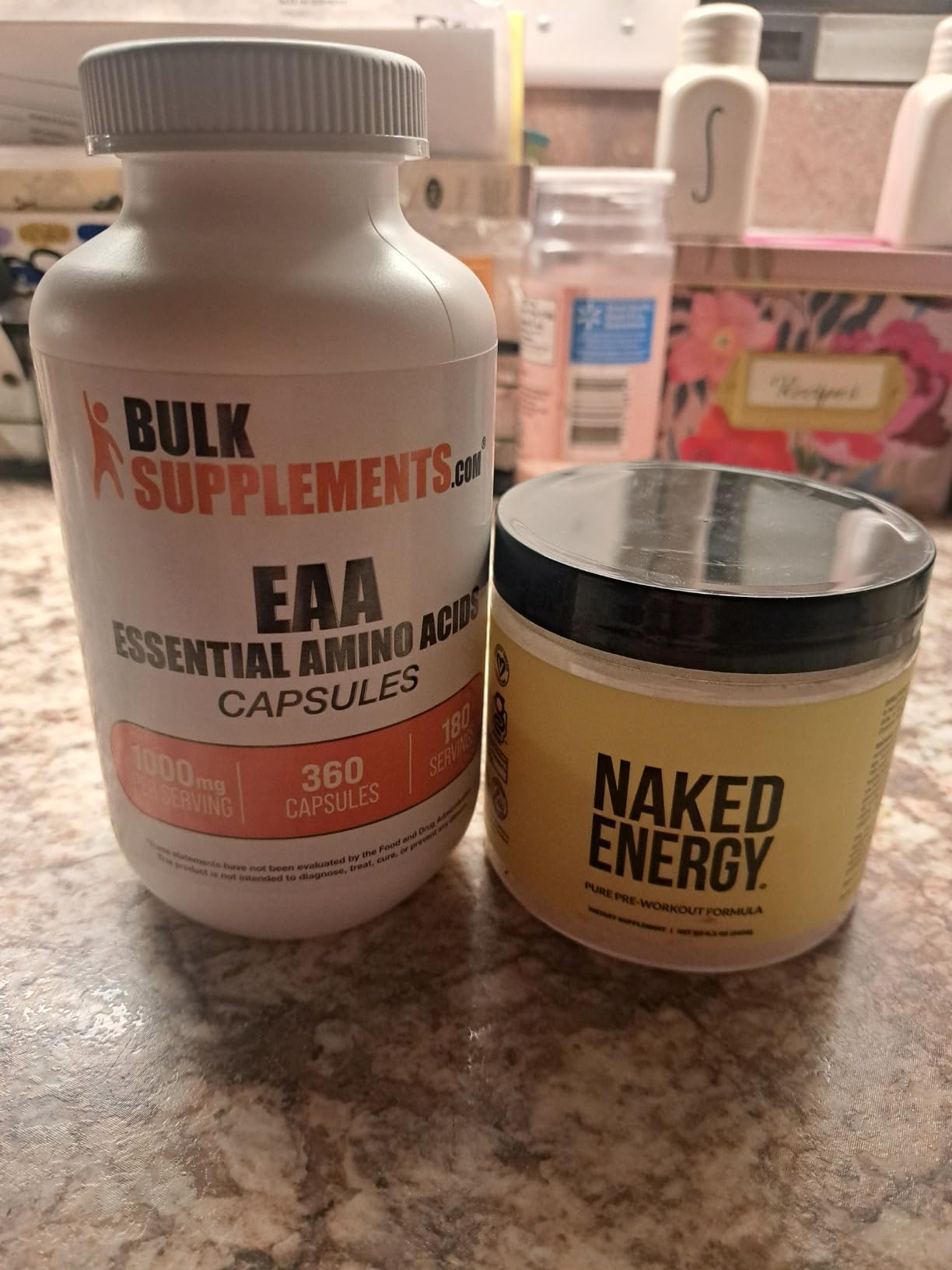 NAKED Energy - Pure Pre Workout Powder for Men and Women, NSF Certified, Vegan, Unflavored, Healthy Pre Workout - No Added Sweeteners, Colors Or Flavors - 50 Servings customer photo 1