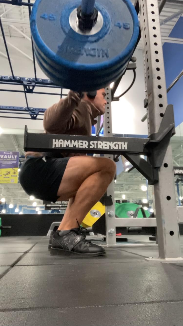 MEGIN Deadlift Shoes - Elevated Heel Gym Footwear for Powerlifting, Weightlifting & Strength Training customer photo 2