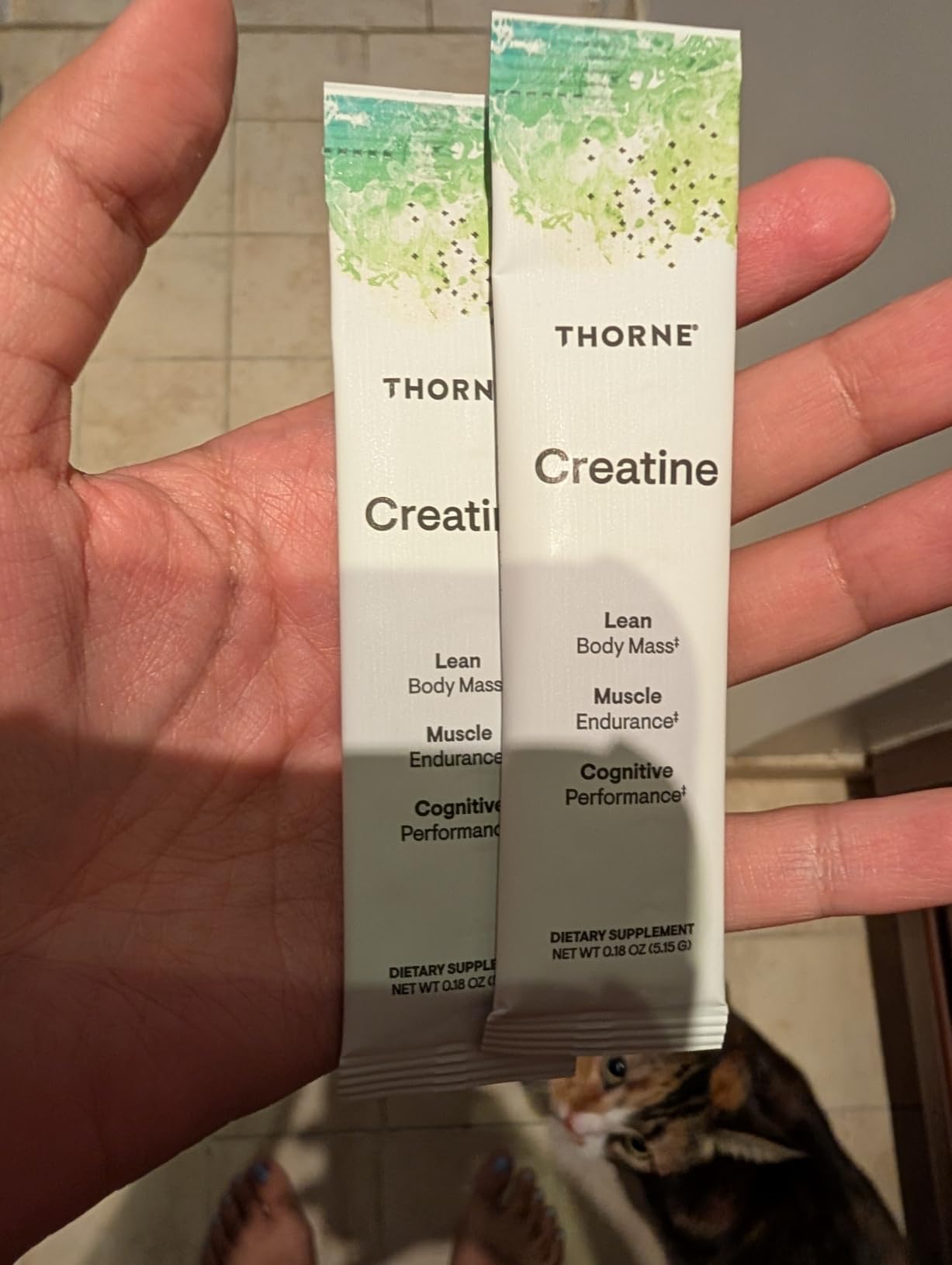 THORNE Creatine - Micronized Creatine Monohydrate Powder - Support for Muscles & Cognitive Function* - for Women & Men - Unflavored - NSF Certified for Sport - 5 g per Serving - 90 Servings customer photo 2