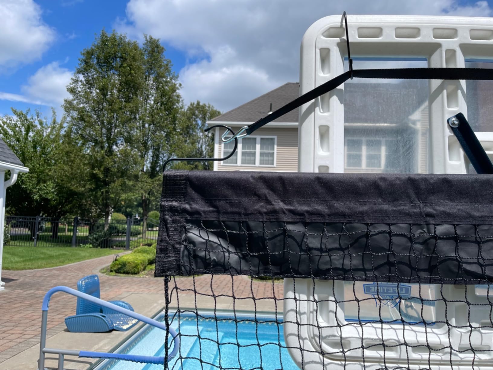 Hathaway Rebounder Basketball Return System for Shooting Practice - Heavy-Duty Polyester Net, Fade-Resistant Outdoor Design for 48-60 Inch Basketball Hoop customer photo 1