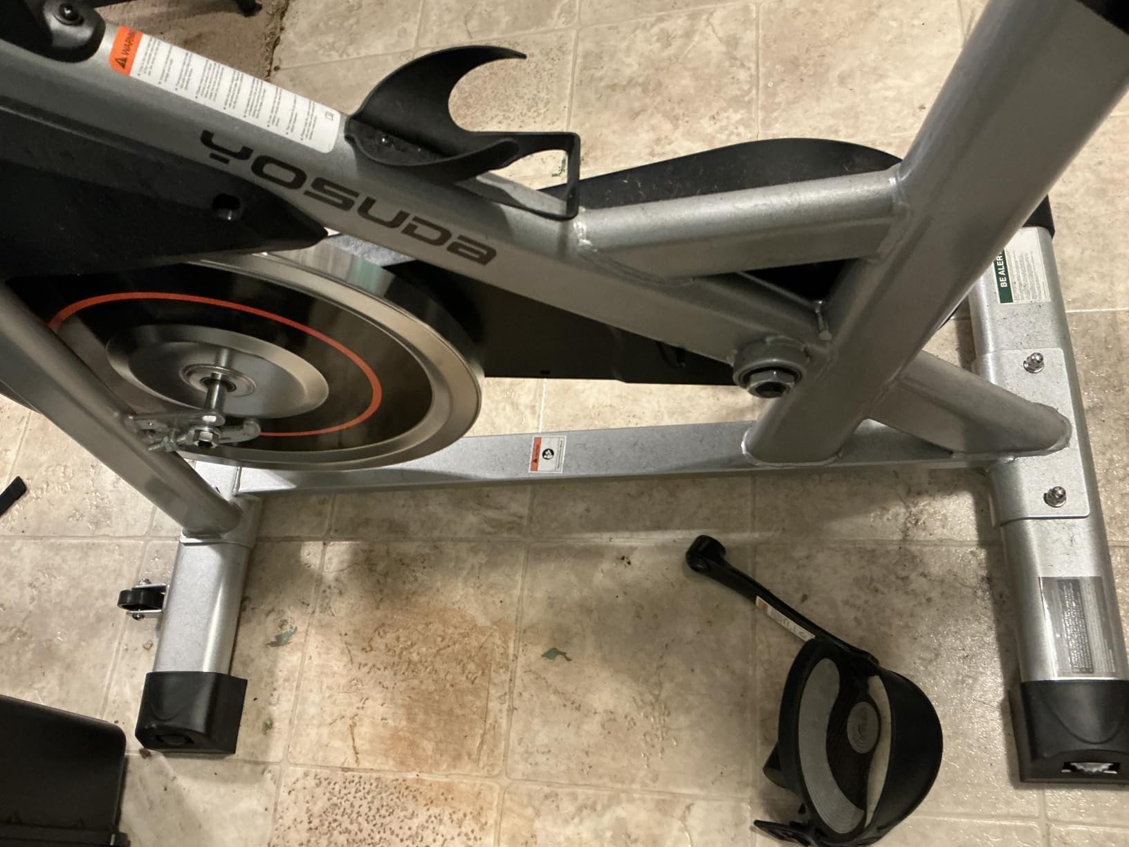YOSUDA Exercise Bike, Magnetic Indoor Cycling Bike with 300 lb Weight Capacity customer photo 2