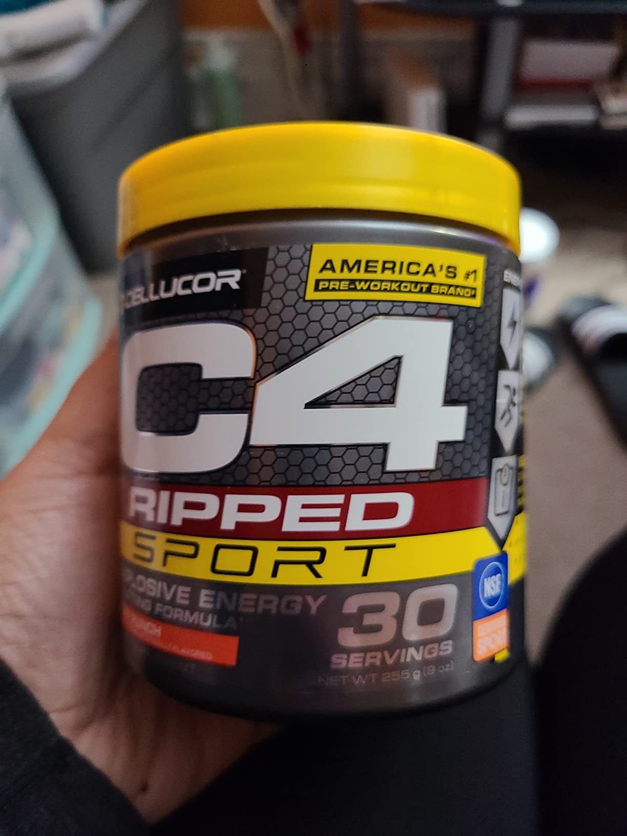 C4 Ripped Sport Pre Workout Powder Fruit Punch - NSF Certified for Sport + Zero Sugar Preworkout Energy Supplement for Men & Women - 135mg Caffeine + Weight Loss - 30 Servings customer photo 1