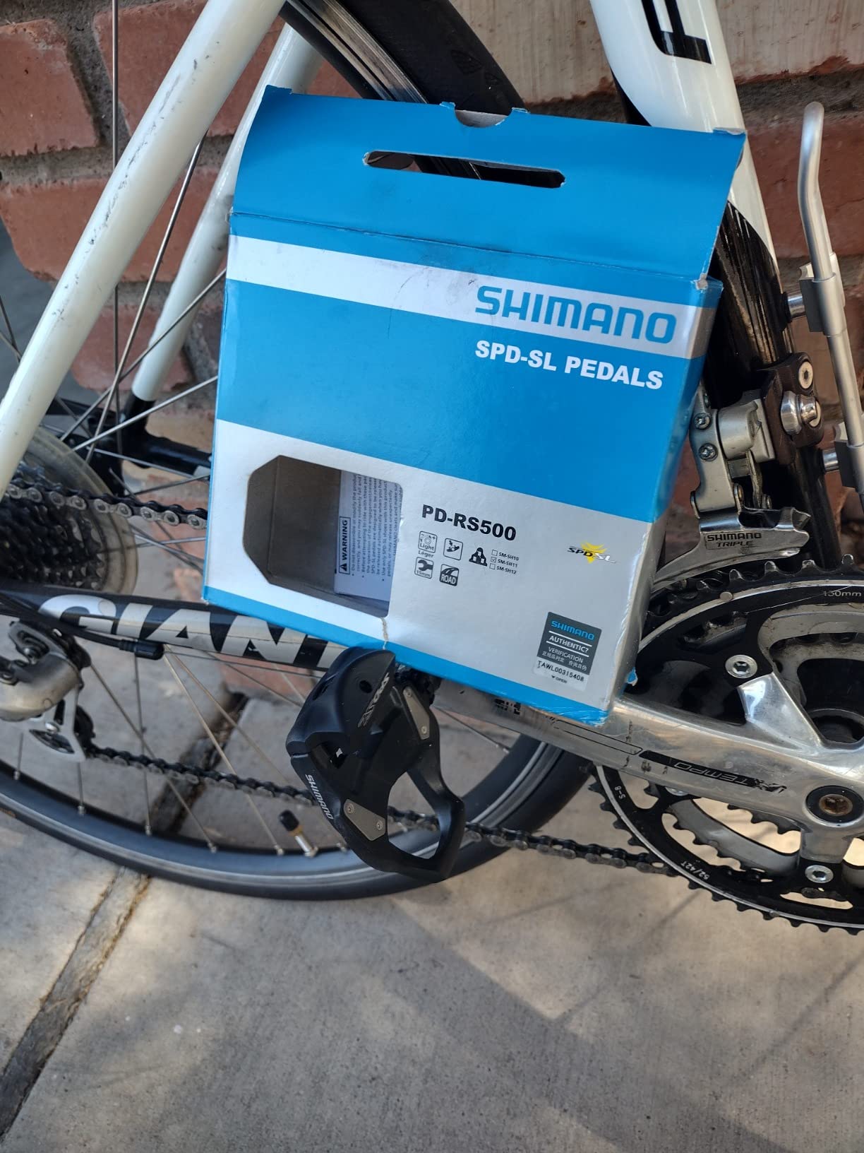 Shimano PD-RS500 SPD-SL Road Pedal customer photo 2