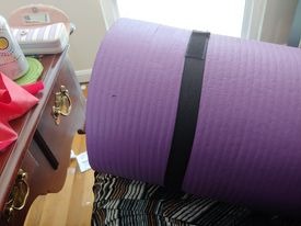 BalanceFrom Yoga Mat, 1-Inch Extra Thick High Density Exercise Mat, Anti-Tear Exercise Yoga Mat with Carrying Strap customer photo 2