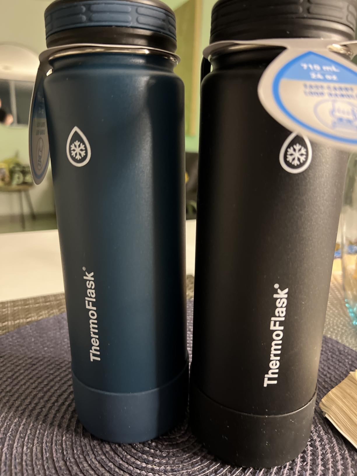 ThermoFlask Stainless Steel Water Bottles 2-Pack - Double-Wall Vacuum Insulated 24 oz BPA-Free Spout Lids customer photo 2